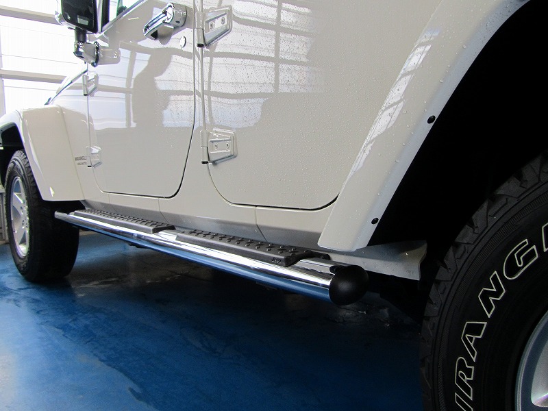 JKラングラー MOPARクロームサイドステップ取り付け - 4WD SHOP 