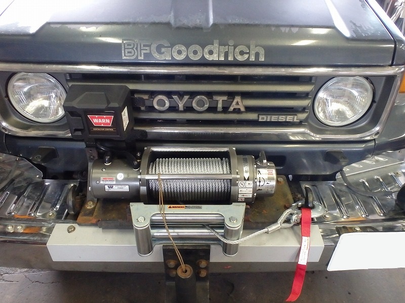 ランクル70 ウインチ交換 4wd Shop タイガーオート