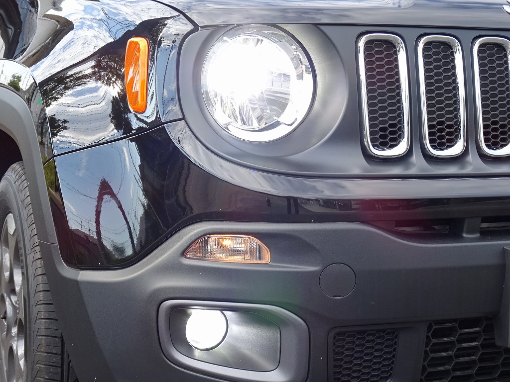 Jeepレネゲード LEDヘッド＆フォグランプ取付け - 4WD SHOP タイガーオート